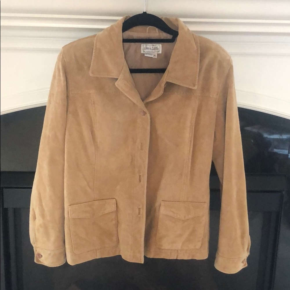 Live a Little suede leather jacket XL